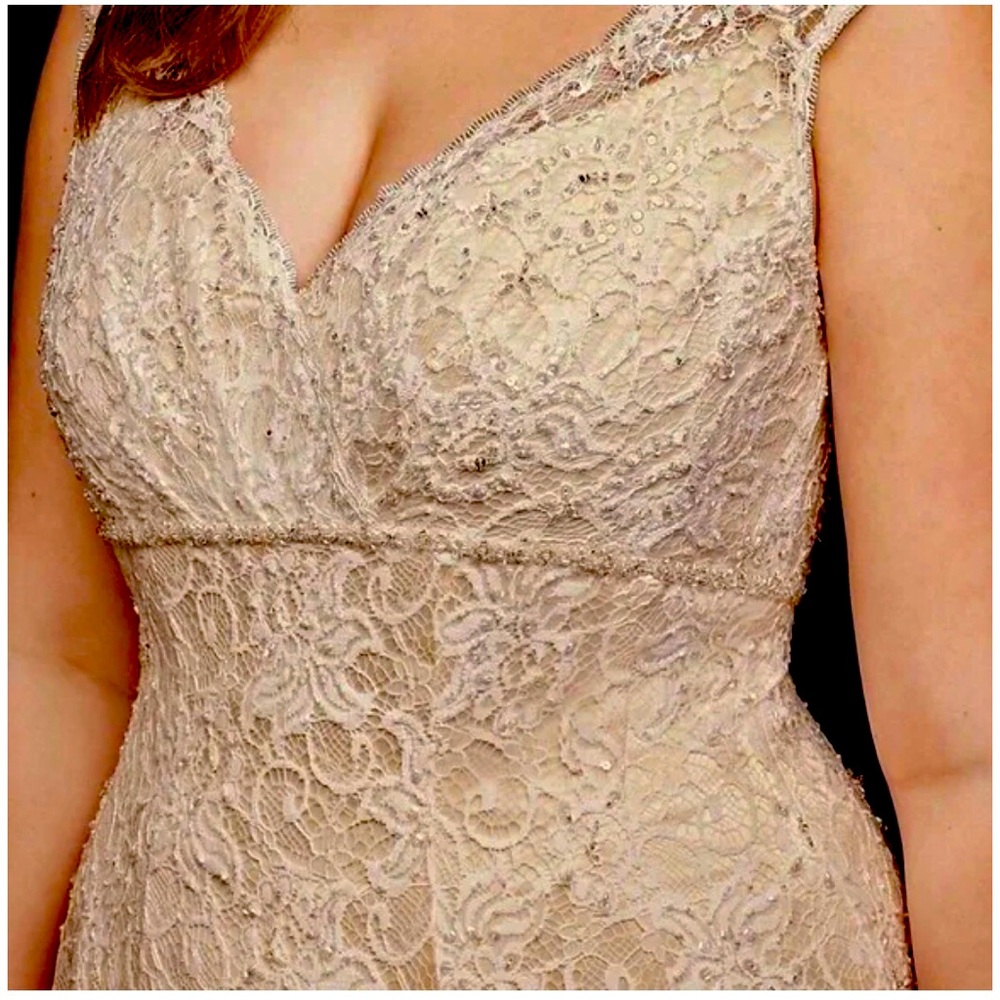 A Beautiful Wedding Gown Size 18W